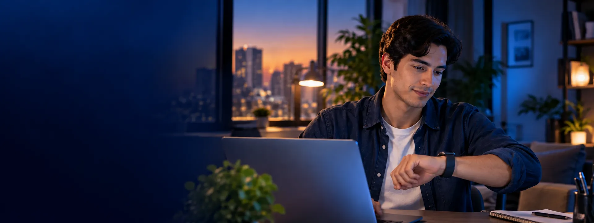 Adultos experimentados utilizando inteligencia artificial para gestionar información